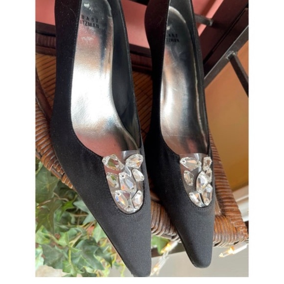 Vintage Stuart Weitzman crystal pumps size 8 M - Picture 1 of 9